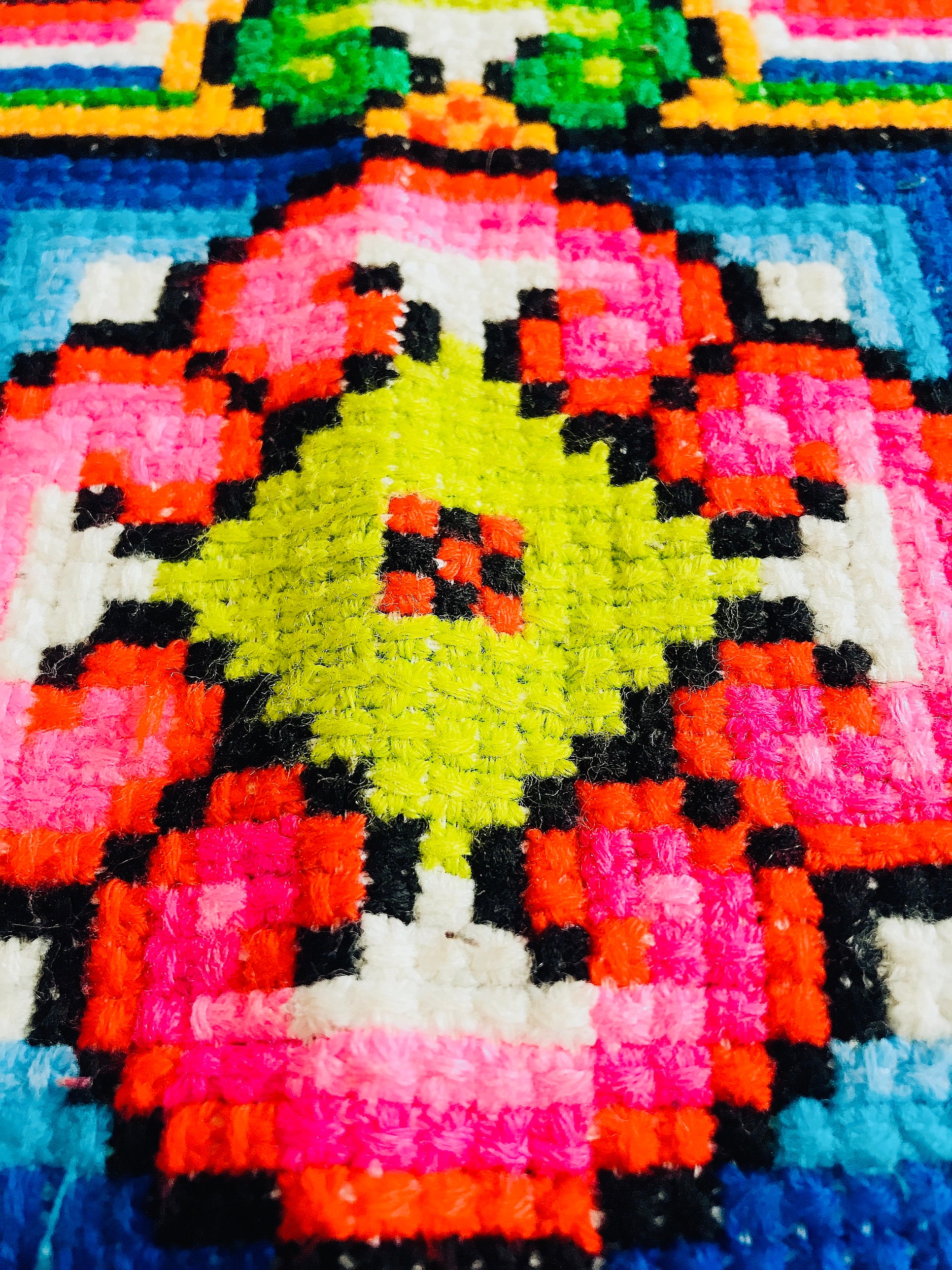 刺繍アート 壁掛け　アンティーク　ビンテージ ヴィンテージ 手刺繍 刺繍 刺繍 壁アート 絵画 針付き