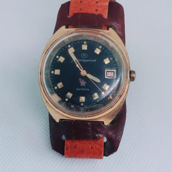 Vintage Commander watches, retro watches, Vostok unisex watches, USSR watches, men's watches, Soviet watches, rare mens watches,gift for him View 3
