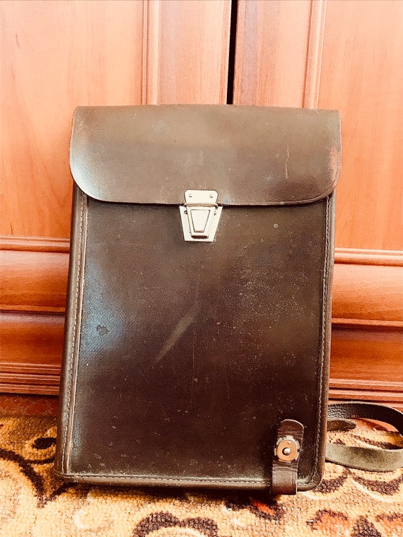 ソビエト軍将校用バッグ、ソ連軍用タブレットバッグ、司令官カード