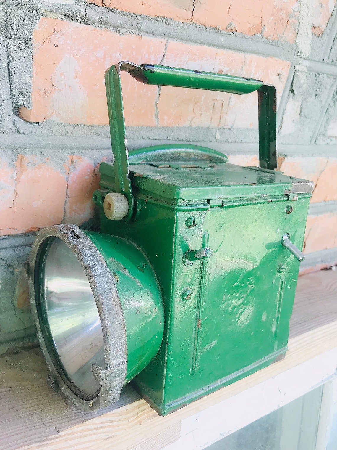 Vintage Railway Signal Lantern Railroad Lamp Box Soviet - Etsy