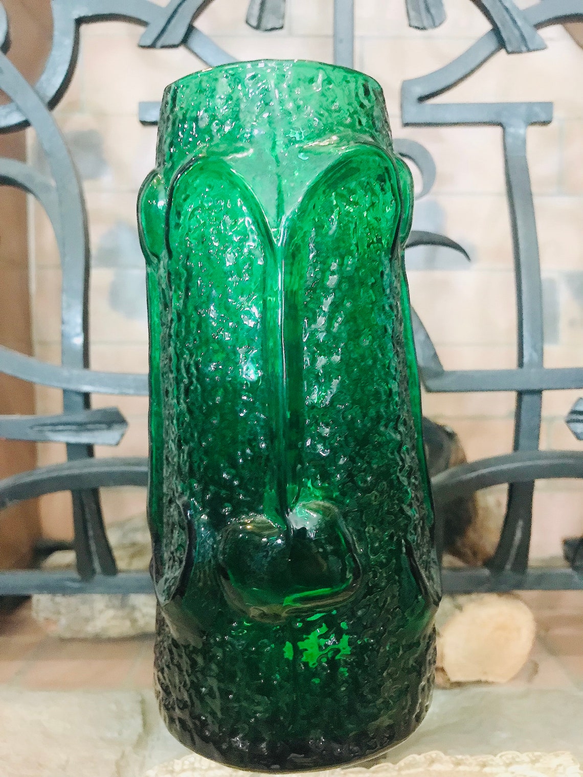 Vintage Marine Glass Traditional Glass With Anchors Vodka Etsy