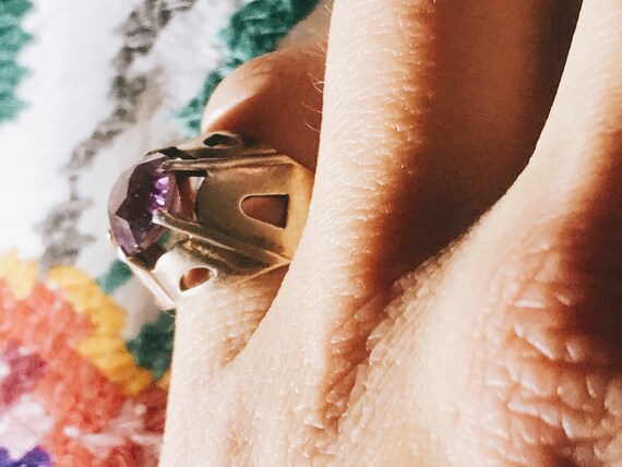 Silver ring. Old Soviet ring. 875 samples. Gift t… - image 6