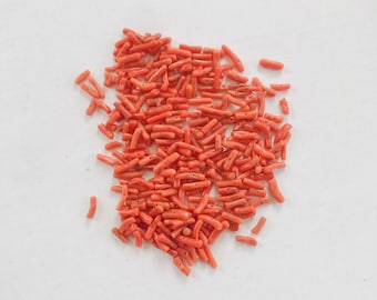 Antique Vintage Ukrainian Coral Beads Necklace of Natural Uncolored Coral Large Beads royal coral