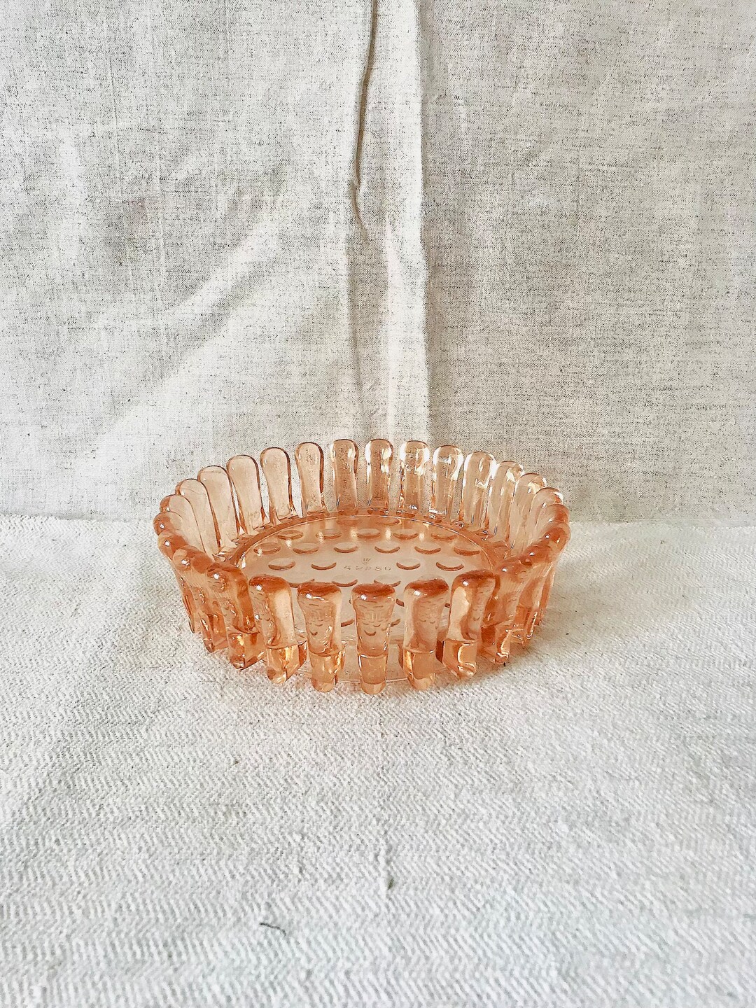 Glass Red Candy Dish Vase USSR Vintage Soviet Candy Bowl Etsy