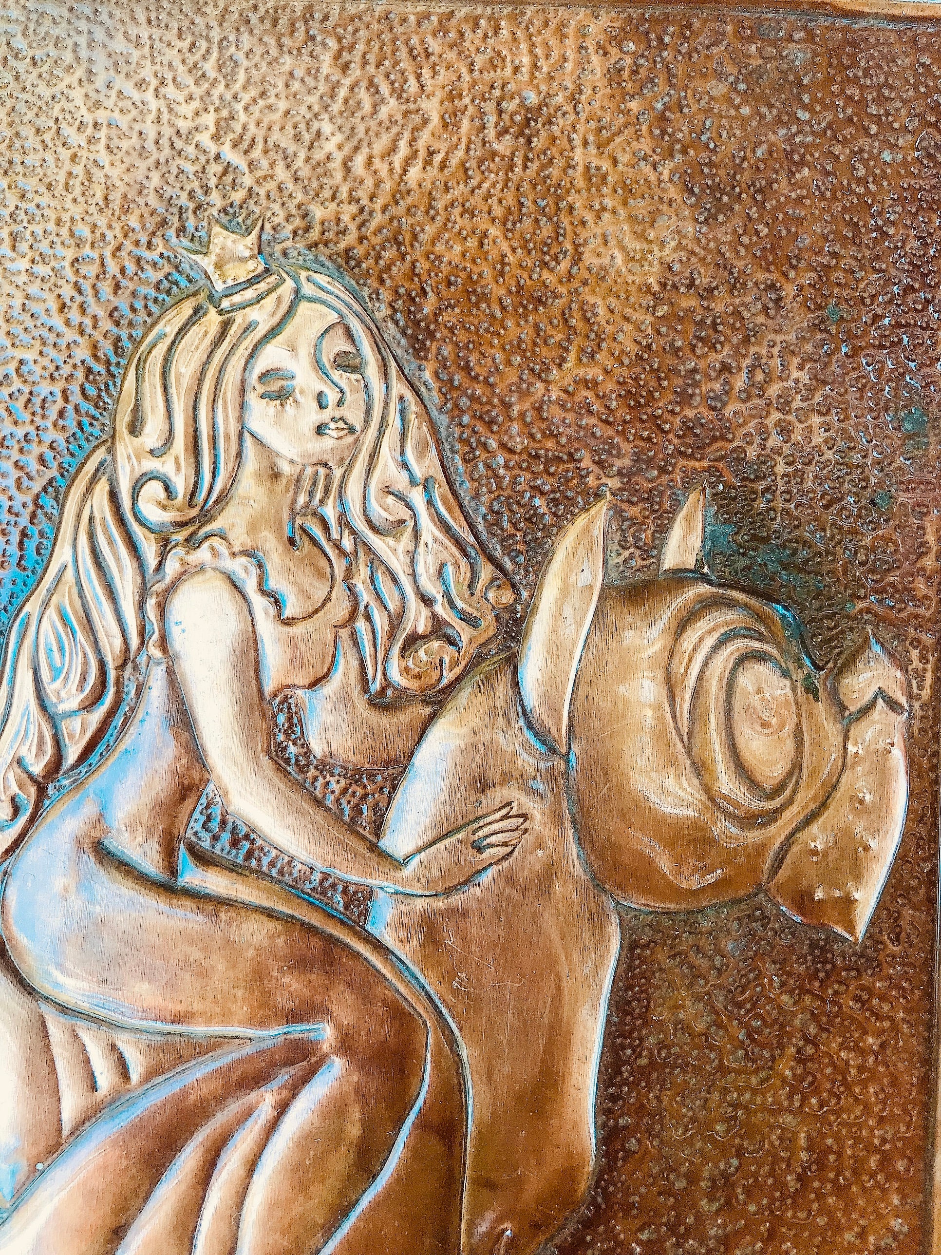 レリーフ画、浮彫画、浮彫画、壁画、銅版画、壁画 / 女王 - Etsy 日本