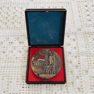 Medalla de mesa &quot;En la marca de sesenta décimas partes de la raqueta de la nación&quot; Ucraniana URSR URSS, vintage, exclusivo, coleccionable, antigüedades, rareza, arte.