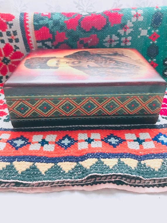 Wooden box T.G. Shevchenko Vintage USSR - Wooden … - image 8