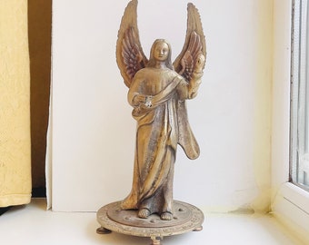 ヴィンテージ　ブロンズ像「勝利の女神」 ブロンズ製勝利の女神像：神話の置物、室内装飾（37 cm） - Etsy 日本