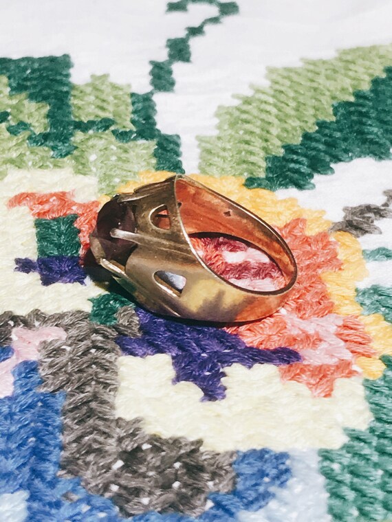 Silver ring. Old Soviet ring. 875 samples. Gift t… - image 3