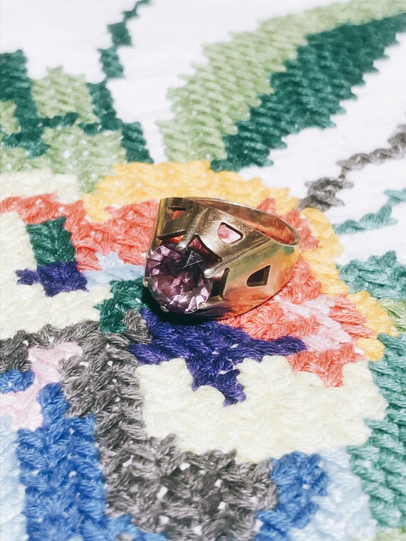 Silver ring. Old Soviet ring. 875 samples. Gift t… - image 1