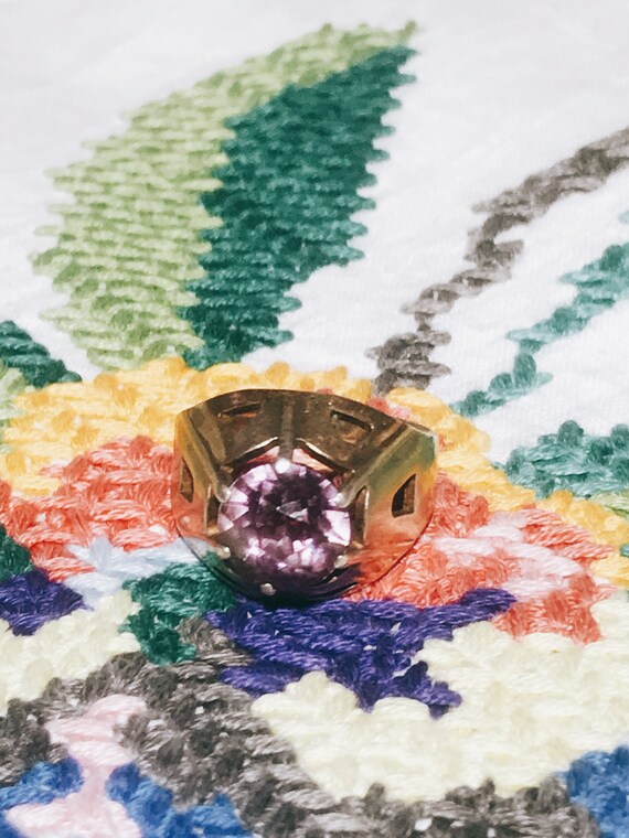 Silver ring. Old Soviet ring. 875 samples. Gift t… - image 2