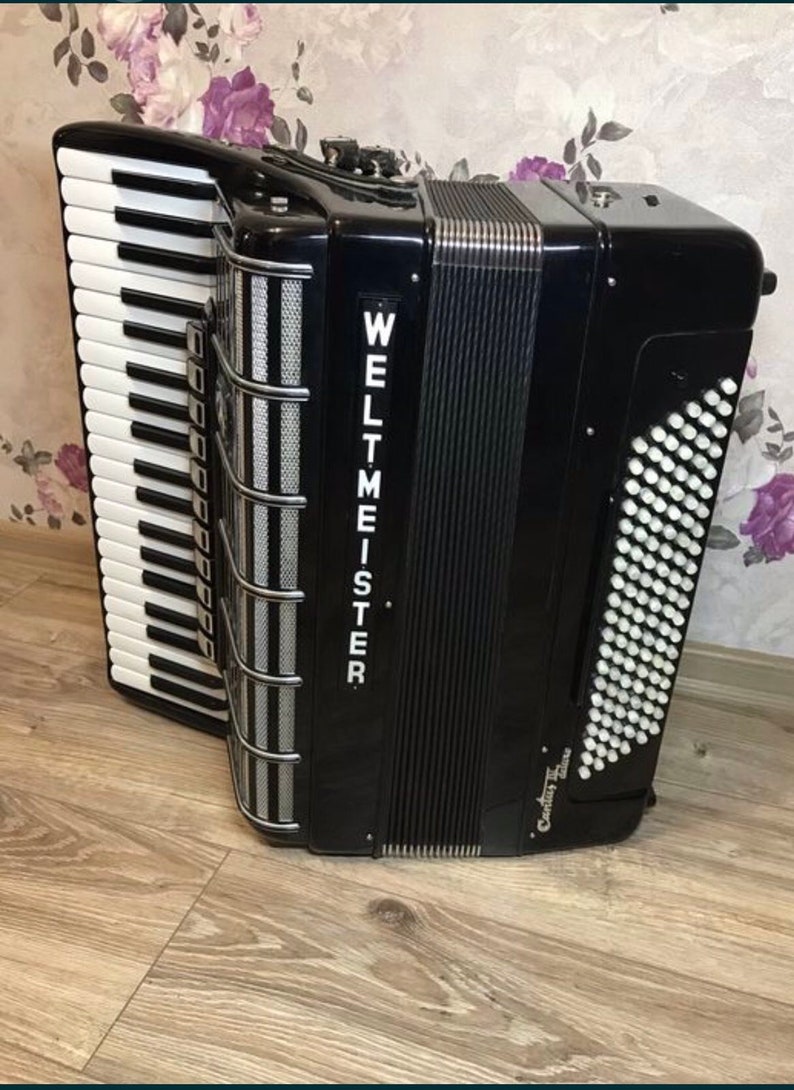 German Made Accordion Weltmeister Cantus IV Deluxe Etsy