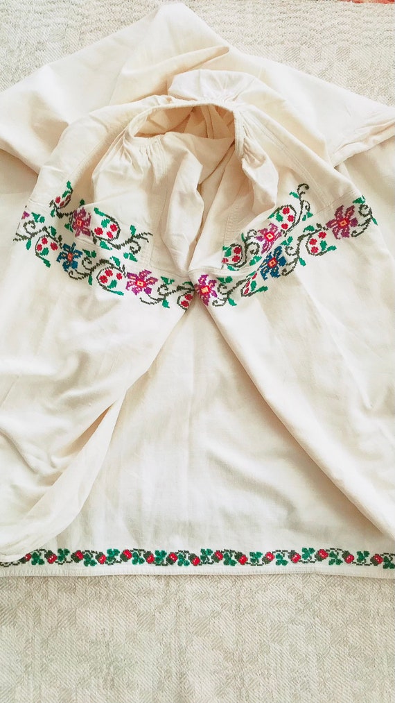 Embroidered dress Vintage Shirt Ukrainian Vyshyva… - image 8