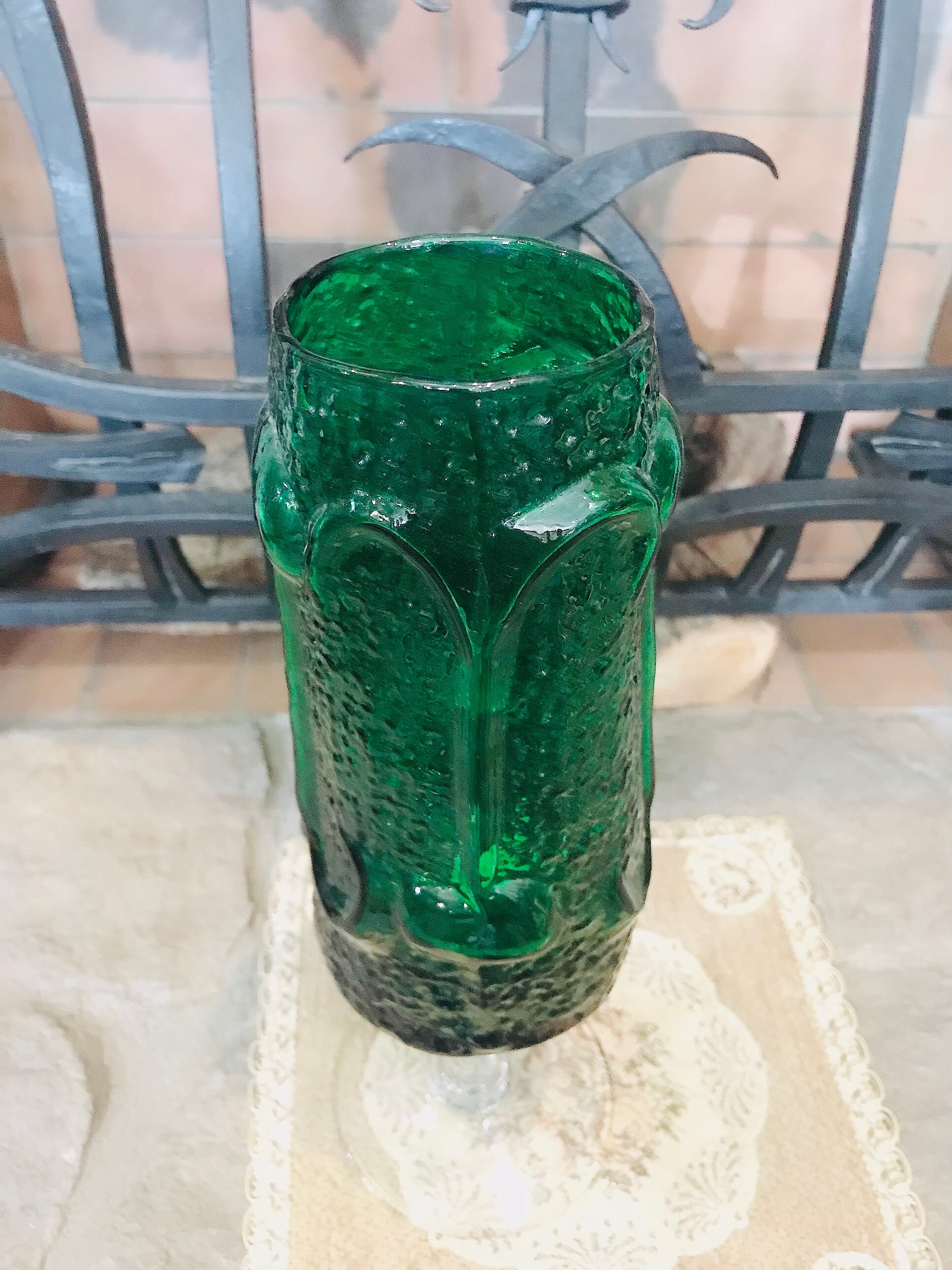 Vintage Marine Glass Traditional Glass With Anchors Vodka Etsy