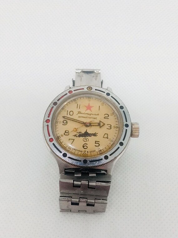 Vintage Commander watches, retro watches, Vostok unisex watches, USSR watches, men's watches, Soviet watches, rare mens watches,gift for him View 2