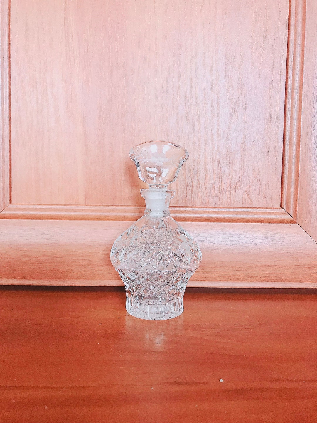 Crystal Decanter for Whiskey Glass Decanter for Liquor USSR Etsy