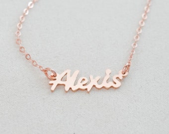 Dainty name necklace, Personalized Name jewellery, kids name necklace, gold name necklace, mothers day gift, custom name pendant necklace