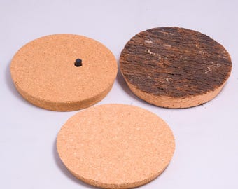 Terrarium cork lid – Available in 3 styles: LED light cork, rustic crusted cork, and natural cork lid.