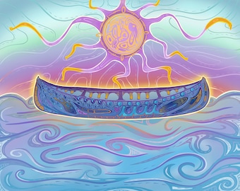 ôsi / Canoe von Caleb Dysart (20x30)