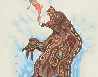 mâcîwînow / Einer der jagt von Caleb Dysart (8x10)