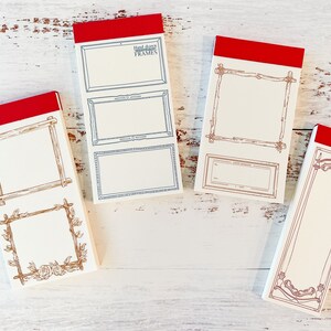 Livret de 50 feuilles d'étiquettes en papier, bloc-notes pour journal, cadres en papier, papier à lettres, éphémères de scrapbooking, papier pour journal indésirable