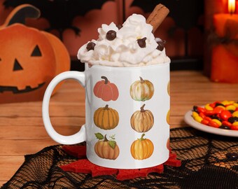 tasse de citrouille, tasse d’Halloween, tasse d’automne, tasse mignonne, cadeaux d’Halloween, tasse de café d’automne