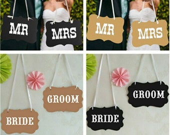 Mr and Mrs Sign Wedding Printable File Faux Chalkboard - Etsy