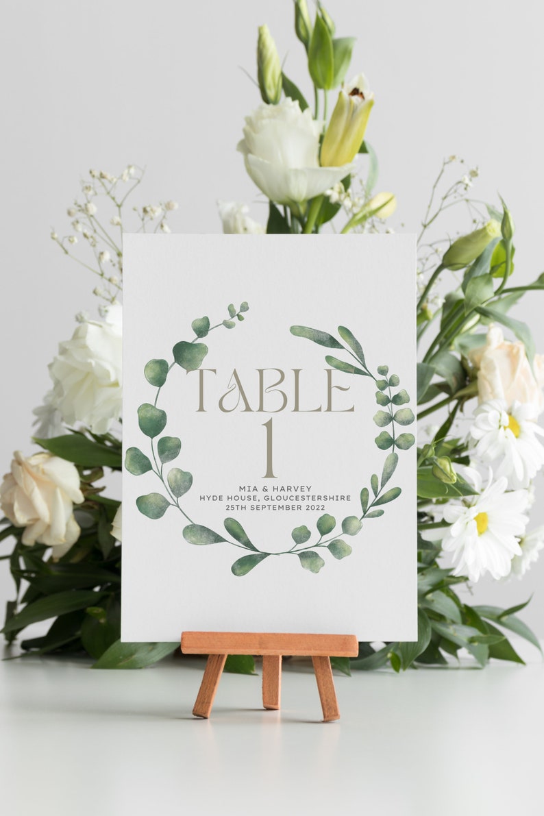 Wedding Table Number Holder Rustic Mini Easels Table Decor Etsy UK