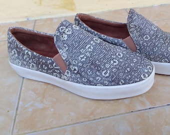 Real Lizard Reptile Skin Slip On Loafers Shoes