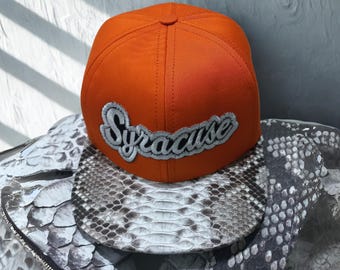 Custom Embroidered Snakeskin Hat