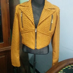 women leather jacket