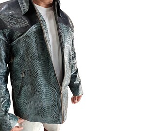 ジャケット・アウター Roen spray coating snake skin jacket Roen spray coating snake skin jacket - メルカリ