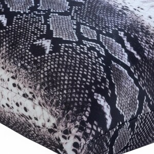 Genuine Python Snakeskin Sofa Cushion Covers: Exotic Leather Throw Pillow Living Room Decor