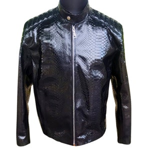 Men&#39;s Snakeskin Quilted Jacket