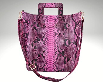 Designer inspired Leather Bridesmaid Totes Handbag