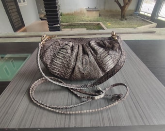 Serut Python Snakeskin Crossbody Bags