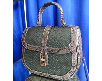 Genuine Snakeskin Handcrafted Women Handbag