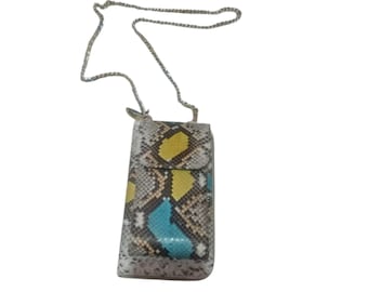 Snakeskin Wallet Purse with Phone Case