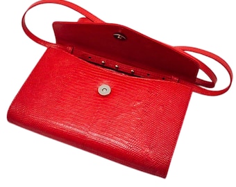 Lizard Skin Shoulder Bag