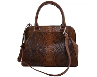 Genuine Python Snake Skin Tote Handbags for Wife