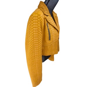 Cropped Leather Jacket