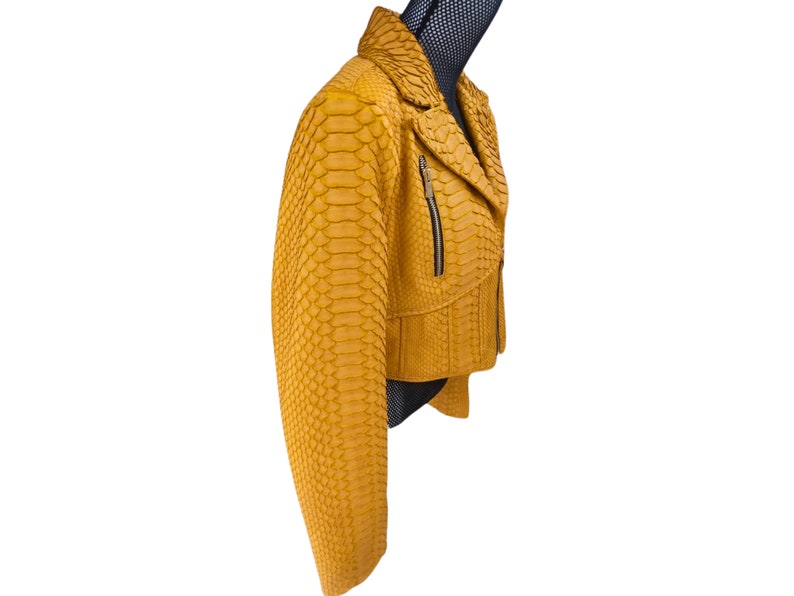 Cropped Leather Jacket