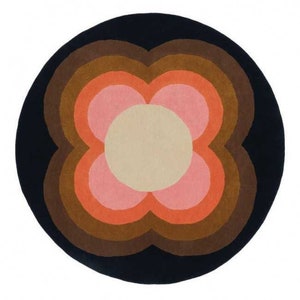 022 - Hand Tufted Round Beige rug/ Brown rug/pink rug Under Table Round Rug 3x3 4x4 5x5 6x6 7x7 8x8 Premium Quality Modern Tufted Carpet