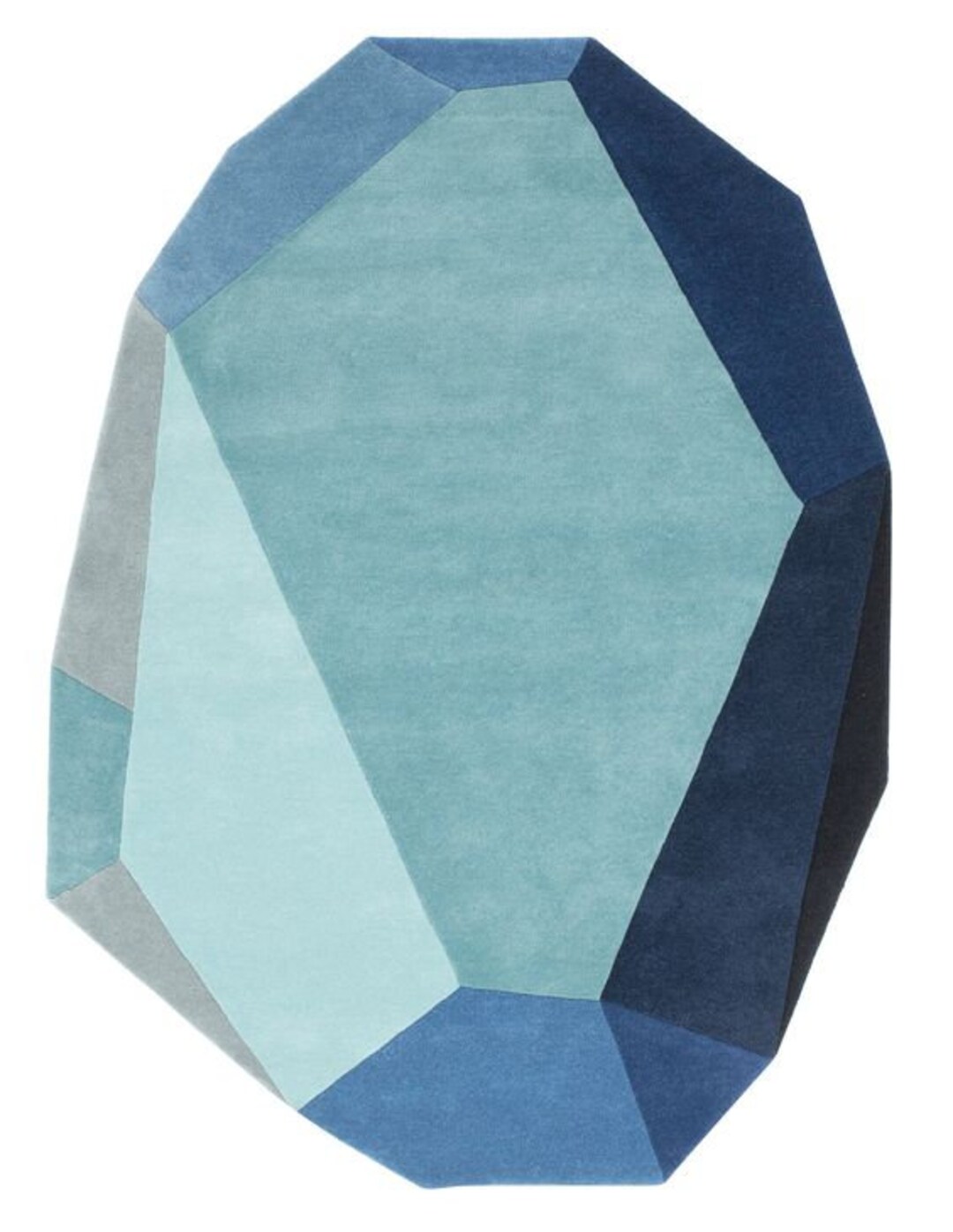 Irregular Oval Rug Handmade Oval Irregular Shape Hand Tufted Rug 100% Woolen Rug 2x3 3x5 ...