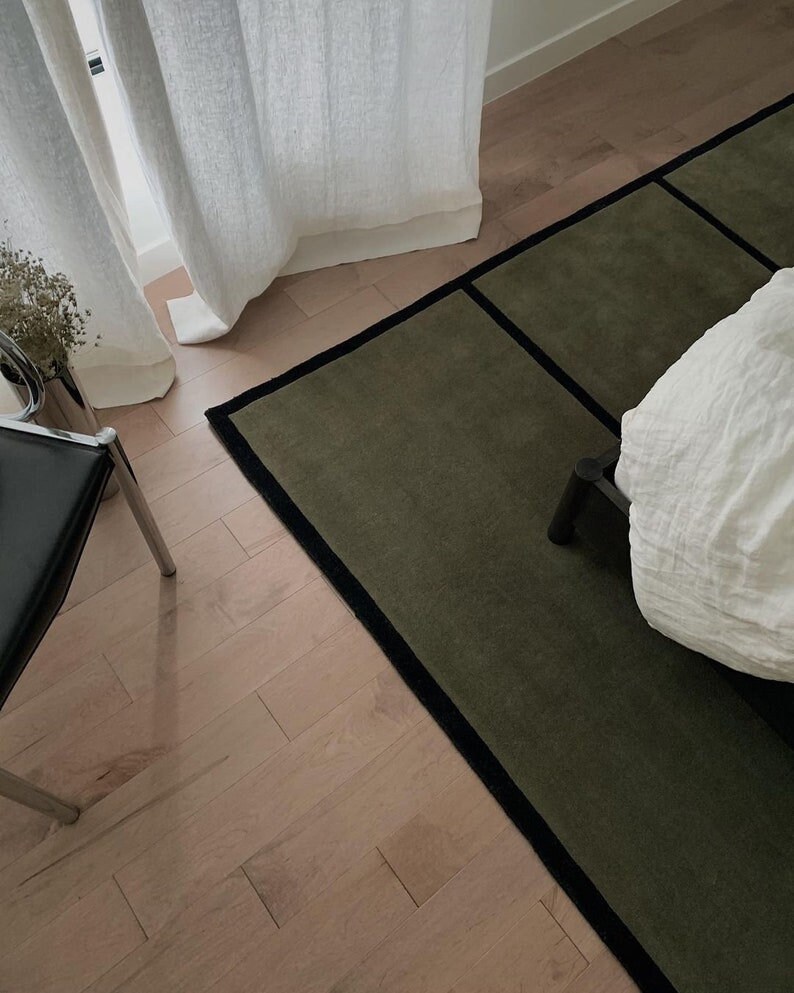 Green Tufted Rugs 12 Feet Rugs Living Room Rugs 10x14 Etsy