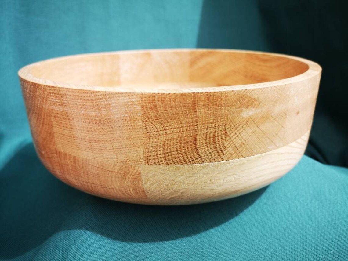 Large handcrafted wooden bowl Etsy