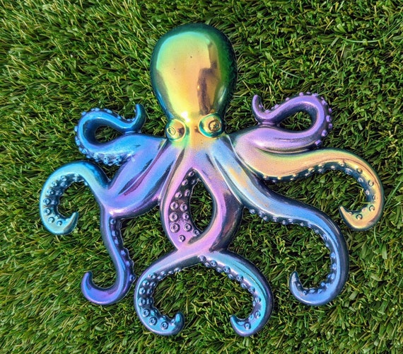 Mirror Chameleon Chrome Multicolor Octopus - Etsy