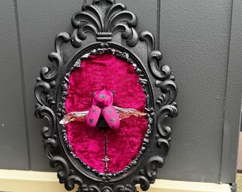 Love Bug - Valentines piece featuring Southeast Asian rhinoceros beetle