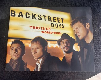 This Is Us" by the Backstreet Boys concert program.