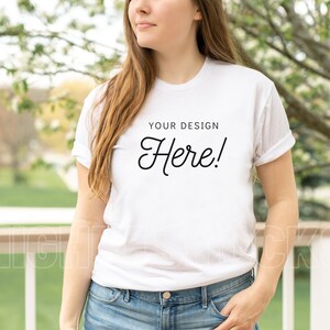 Next Level Mockup, Next Level White Tshirt Mockup, Next Level Shirt,  Next Level 6010 Mockup, Model Mockup, White Shirt Mockup